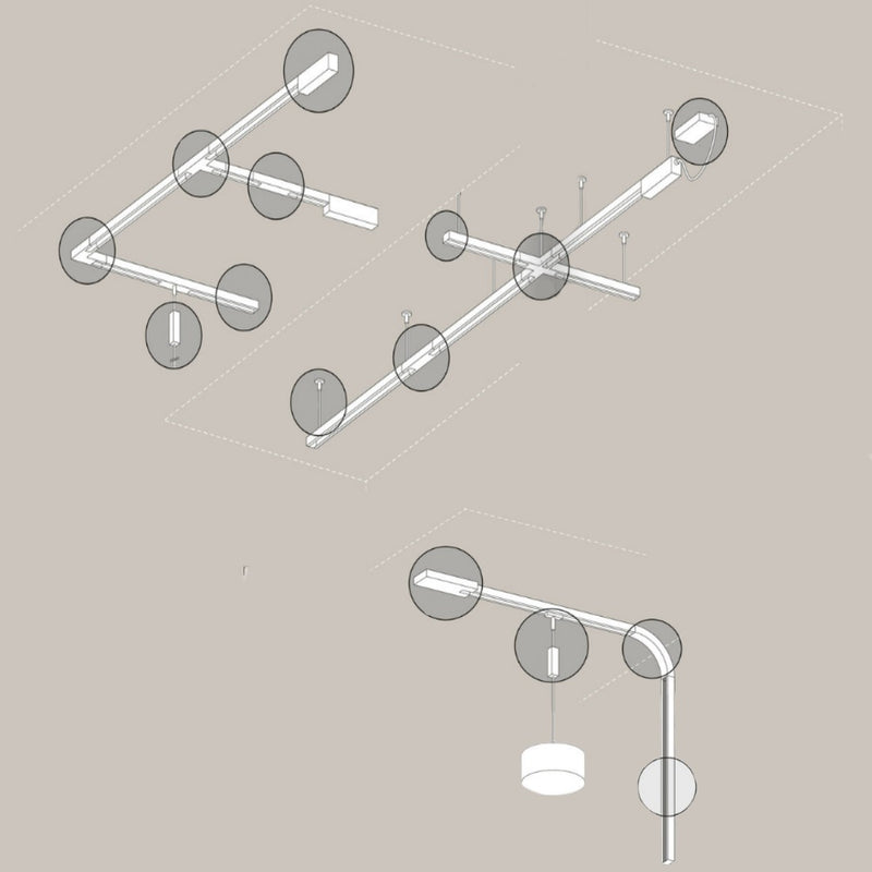 Duoline | Illuminazione su Binario | Trio Lighting