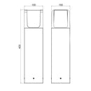 Ebro 522160142 | Lampione LED moderno | Illuminazione da esterno | Trio Lighting