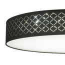 15229D4 Clarke | Plafoniera LED | Velluto nero oro | Illuminazione moderna | Globo Lighting