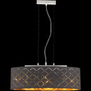 Clarke 15229H2 | Lampadario nero-oro | Globo Lighting