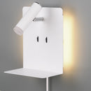 lampada da parete con USB integrata luce calda 3000K