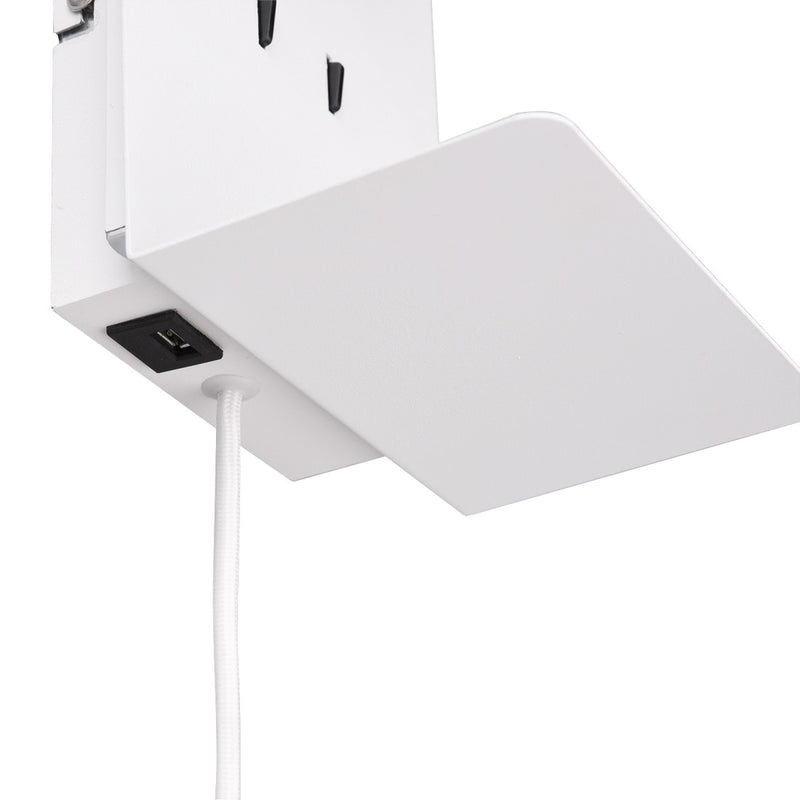 Element 222570231 | Applique moderna bianca | Ricarica USB | Trio Lighting