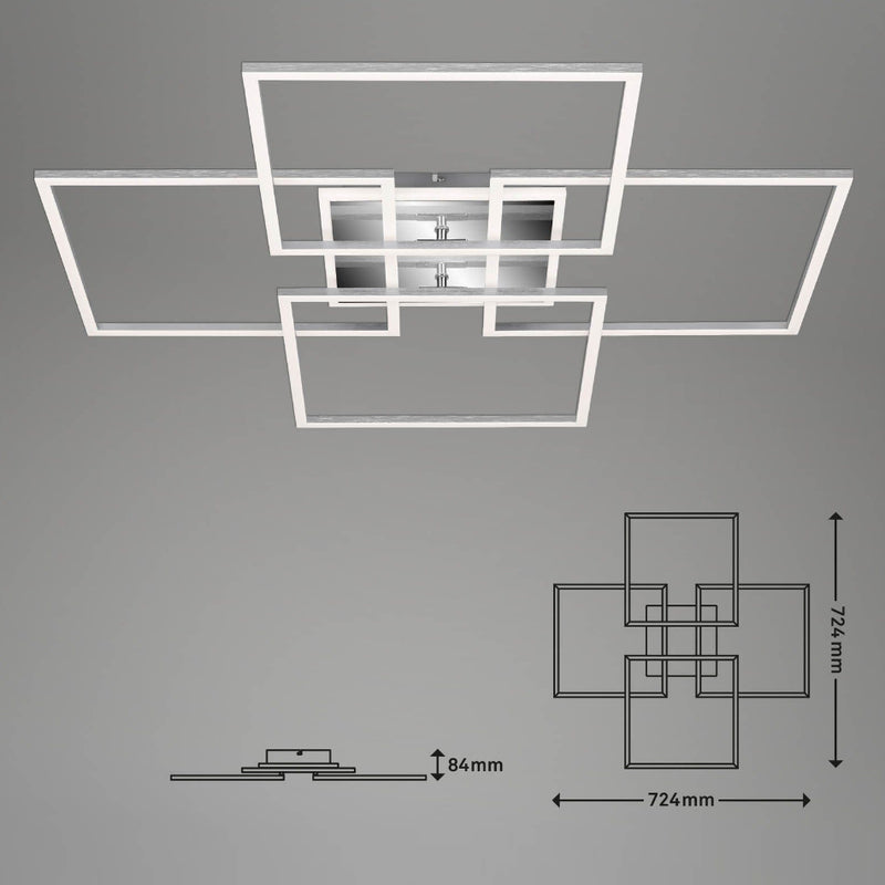 Plafoniera LED Frame | Lampade Connesse Intelligenti | Briloner