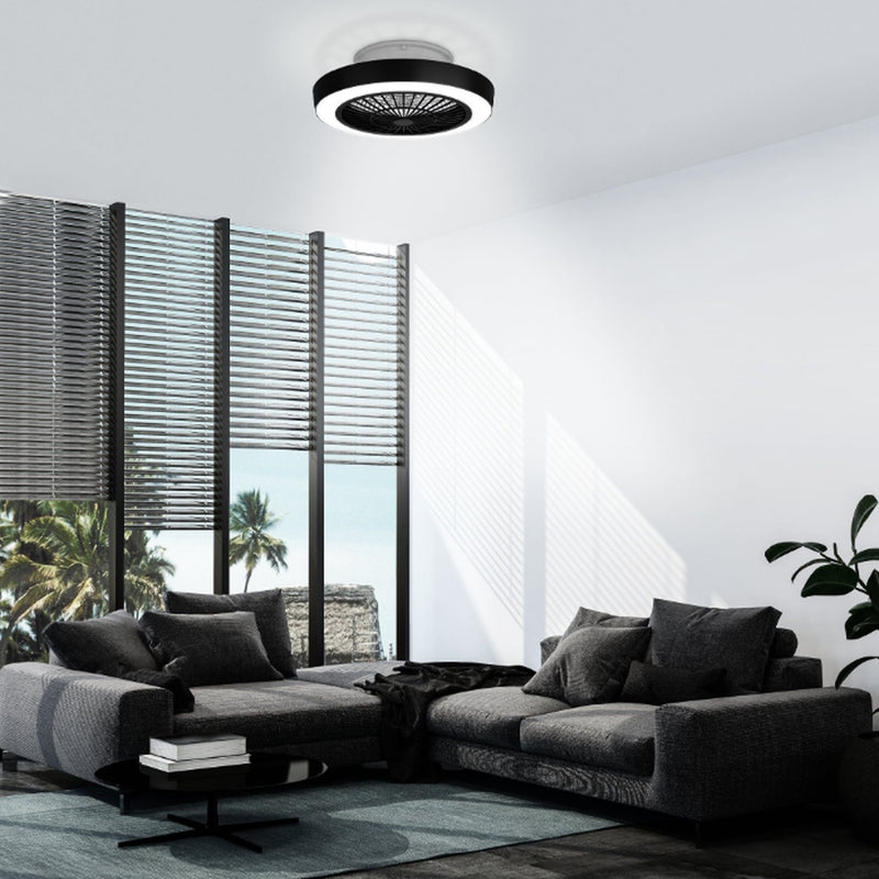 Sazan LED | Plafoniera con ventilatore | Eglo