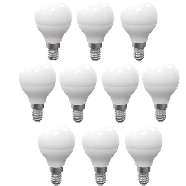 10 Lampadine LED | E14 sfera 6W | Intec Light