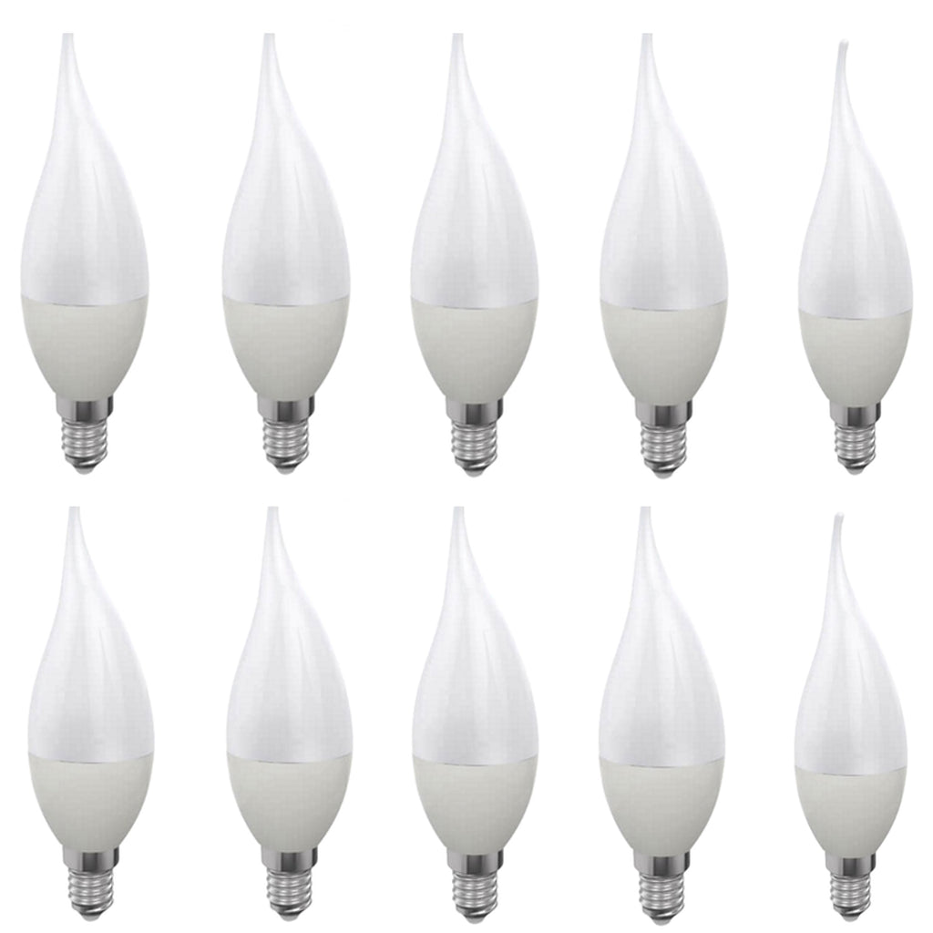 10 lampadine LED 8W E14, soffio di vento, 720 lumen, 3000K/4000K/5000K