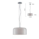 Lampadari moderni cupola in vetro disponibili in diverse misure e colori