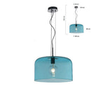 Lampadari moderni cupola in vetro disponibili in diverse misure e colori