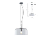 Lampadari moderni cupola in vetro disponibili in diverse misure e colori