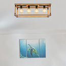 Vernon 15691-4D | Plafoniera Rustica | Illuminazione Vintage | Globo Lighting