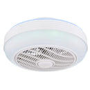 Plafoniera LED 24W con ventilatore, bianco variabile 3000K-6000K, telecomando, dimmerabile, retroilluminato con luce LED blu 15W, Globo Lighting