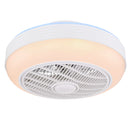 Plafoniera LED 24W con ventilatore, bianco variabile 3000K-6000K, telecomando, dimmerabile, retroilluminato con luce LED blu 15W, Globo Lighting