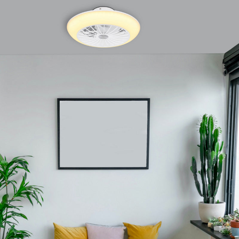 Lafee 03632W | Plafoniera LED con ventilatore | Illuminazione moderna