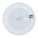 plafoniera led cct 3 tonalità in tessuto grigio antracite per interni