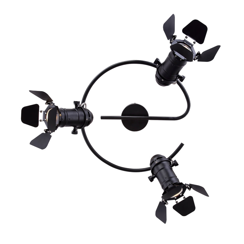 Ego 54650-3B | Plafoniera moderna | faretti orientabili | Globo Lighting