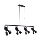 Egon | Lampadario nero 4 luci | Illuminazione Moderna