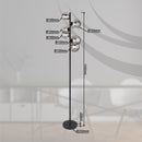 Piantana Riha | Lampada da Terra Oro | Globo Lighting