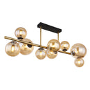 Riha 56135-9D | Plafoniera oro | Illuminazione classica | Globo Lighting