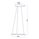 Ralph Nero | Lampadario Moderno LED | Globo Lighting