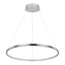 Ralph | Lampadario Anello LED | Acciaio Satinato