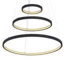 lampadario moderno nero regolabile in altezza per tavolo da pranzo