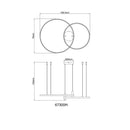 Coco 67300H | Lampadari LED | Design Moderno