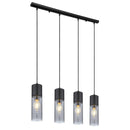 Annika 21000-4HB | Lampadario moderno nero | Globo Lighting