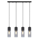 Annika 21000-4HB | Lampadario moderno nero | Globo Lighting