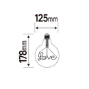 Lampadina LED | Decorativa vintage | Love E27