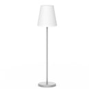 Lola Slim 120 Solare | Lampada da Terra LED | Grigio Argento | NewGarden