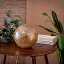 Lua 20 | Sfera vetro oro | Illuminazione LED | Newgarden