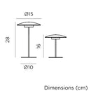 Sardinia 30 | Lampada dimensioni | Newgarden 