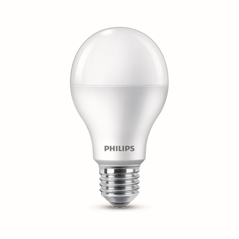 Philips - Confezione risparmio 3 lampadine LED 13W=100W E27, luce bianco naturale 4000K.
