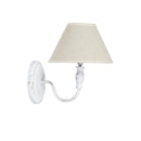 Applique shabby chic country con paralume beige per hotel agriturismi e b&b