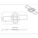 Irvine 620010408 | Plafoniera LEd | nero-oro | Trio Lighting