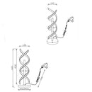 Sequence 541810205 | Lampada dimensioni | Trio Lighting