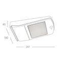 Lampada LED 4W 4000K da Esterno con Pannello Fotovoltaico per Ricarica Solare