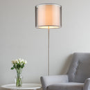 Theo - Piantana moderna con paralume doppio