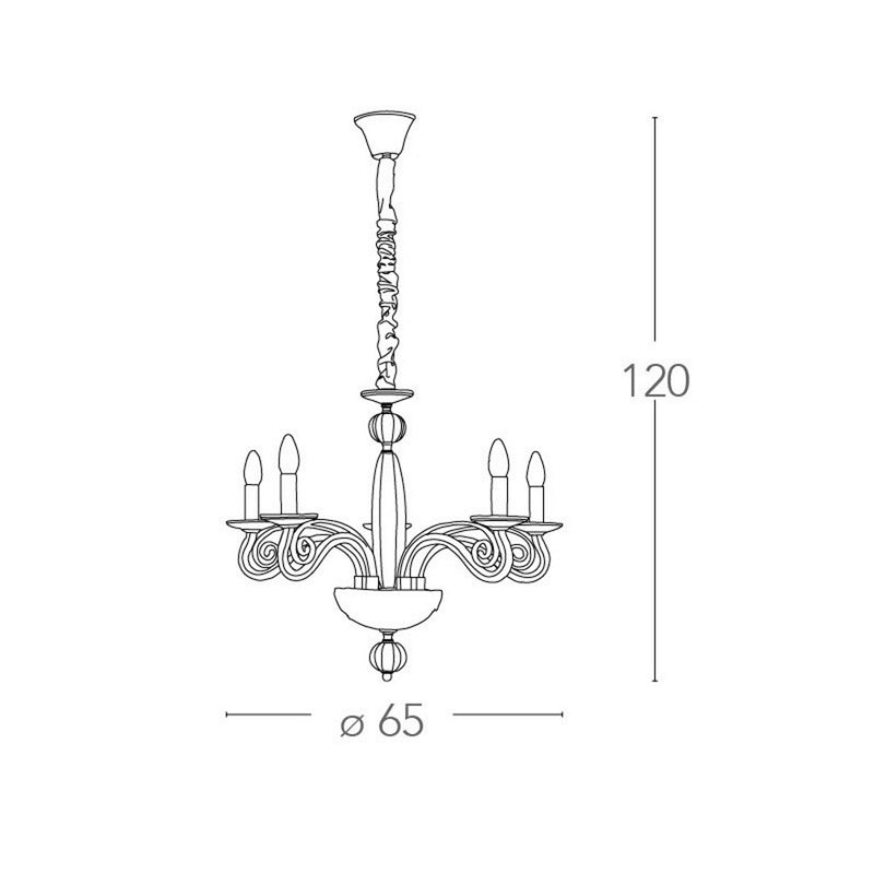 EPOQUE | Lampadario classico | oro cristallo | Fan Europe