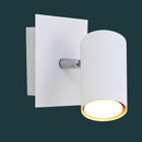 Faretto Marley bianco da parete con lampadina GU10 non inclusa e luce direzionabile