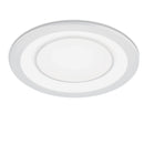 Faretto da incasso Core bianco Ø14 cm con doppio LED integrato per cartongesso e controsoffitti