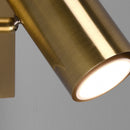 Faretto ottone anticato da parete per living elegante con luce direzionabile e finitura calda raffinata