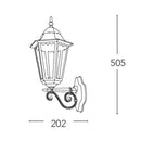 Applique tradizionale | Illuminazione esterna | Nero Antichizzato