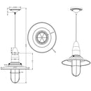 Fisherman 304500161 | Lampadario lampada | Illuminazione vintage | Trio Lighting