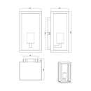 Garonne 201860142 | Lampada applique | Illuminazione da esterno | Trio Lighting