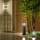 Serie di Illuminazione da esterno moderna Garonne in alluminio antracite 
