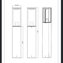 Garonne 401860142 | Lampione moderno | Illuminazione da giardino | Trio Lighting