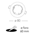 ghiera rotonda Reflex foro 6 cm