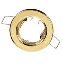 ghiera rotonda Reflex in metallo finitura oro lucido