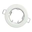 ghiera rotonda Reflex in metallo colore bianco